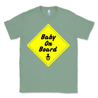 Sage baby on board Classic Tee - artisFamous