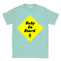 Seafoam baby on board Classic Tee - artisFamous