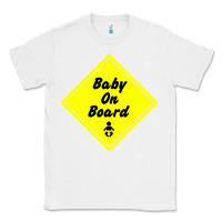 White baby on board Classic Tee - artisFamous