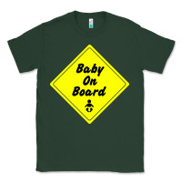 Sports Green baby on board Classic Tee - artisFamous