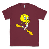 Burgundy tweety bird Classic Tee - artisFamous