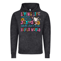 Living Life Somewhere Between Jesus Take The Wheel Vintage Hoodie | Teevron