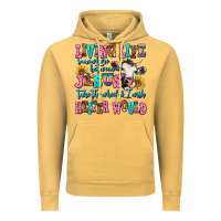 Vintage Mustard living life somewhere between jesus take the wheel Vintage Hoodie - AdoDesignShop