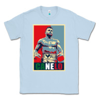 Dusty Blue canelo alvarez mexican boxing Classic Tee - artisFamous