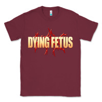 Burgundy dying fetus 3 Classic Tee - artisFamous