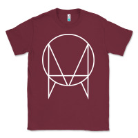 Burgundy owsla music Classic Tee - artisFamous