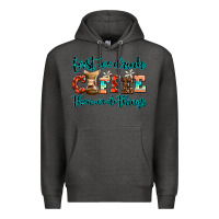 Charcoal Heather first we drink coffee then we do things Premium Hoodie - AdoDesignShop