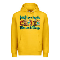 Lemon first we drink coffee then we do things Premium Hoodie - AdoDesignShop