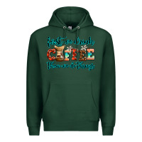 Sports Green first we drink coffee then we do things Premium Hoodie - AdoDesignShop