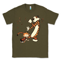 Army Green calvin dance party Classic Tee - artisFamous
