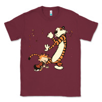 Burgundy calvin dance party Classic Tee - artisFamous