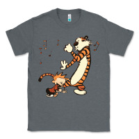 Charcoal Heather calvin dance party Classic Tee - artisFamous