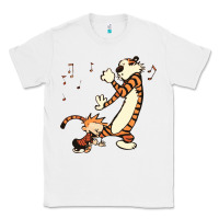 White calvin dance party Classic Tee - artisFamous