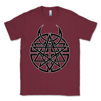 Burgundy disturbed 1 Classic Tee - artisFamous