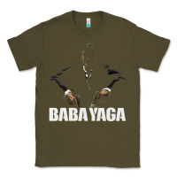 Army Green baba yaga Classic Tee - artisFamous