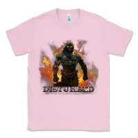 Bubblegum Pink disturbed 8 Classic Tee - artisFamous