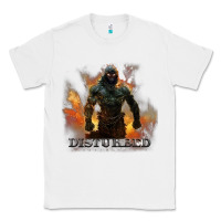 White disturbed 8 Classic Tee - artisFamous