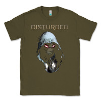 Army Green disturbed 10 Classic Tee - artisFamous