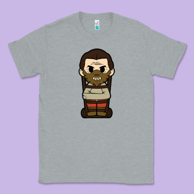 Hannibal Lecter Chibi Classic Tee Designed By Artisfamous