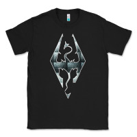 Black skyrim Classic Tee - artisFamous
