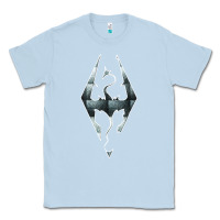Dusty Blue skyrim Classic Tee - artisFamous