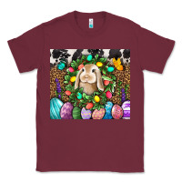 Burgundy Easter Bunny Tumbler Classic Tee - BundleAndBundleShop