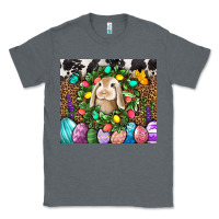 Charcoal Heather Easter Bunny Tumbler Classic Tee - BundleAndBundleShop