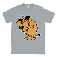 Heather Grey smile mumbly muttley dog Classic Tee - artisFamous
