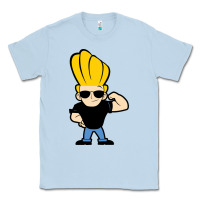 Dusty Blue johnny bravo chibi Classic Tee - artisFamous
