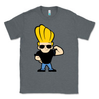 Charcoal Heather johnny bravo chibi Classic Tee - artisFamous