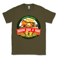 Army Green sneeds feed and seed Classic Tee - artisFamous