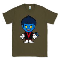 Army Green nightcrawler chibi Classic Tee - artisFamous
