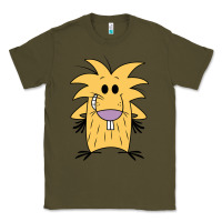 Army Green norbet angry beaver Classic Tee - artisFamous