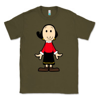 Army Green olive oyl Classic Tee - artisFamous