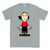 Heather Grey olive oyl Classic Tee - artisFamous