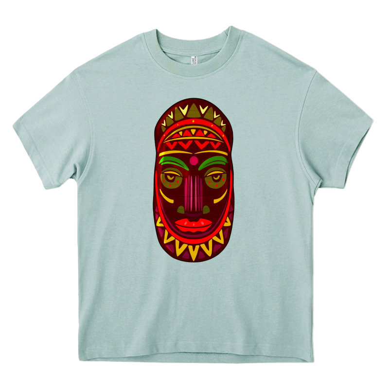 African Masks 3 Heavy Core Tee by BundleAndBundleShop | Teevron