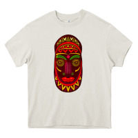Cream african masks 3 Heavy Core Tee - BundleAndBundleShop