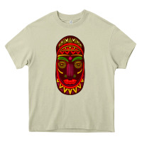 Mossy african masks 3 Heavy Core Tee - BundleAndBundleShop