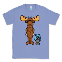 Colony Blue rocky and bullwinkle Classic Tee - artisFamous