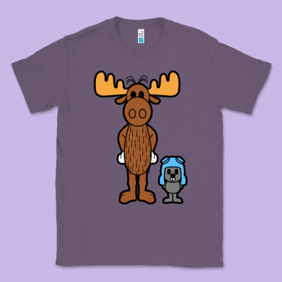 Rocky And Bullwinkle Classic Tee Designed By Artisfamous