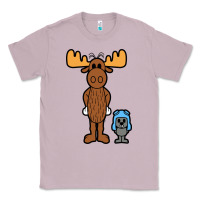 Lilac rocky and bullwinkle Classic Tee - artisFamous