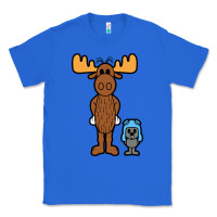 True Royal rocky and bullwinkle Classic Tee - artisFamous