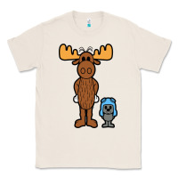 Natural rocky and bullwinkle Classic Tee - artisFamous