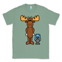 Sage rocky and bullwinkle Classic Tee - artisFamous