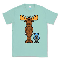 Seafoam rocky and bullwinkle Classic Tee - artisFamous