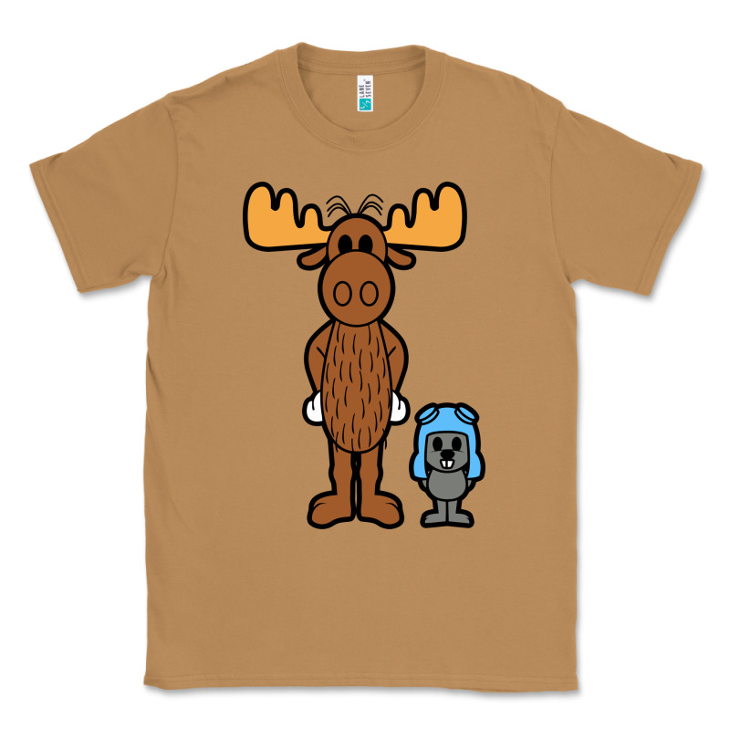 Rocky And Bullwinkle Classic Tee by artisFamous | Teevron