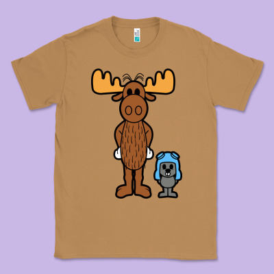 Rocky And Bullwinkle Classic Tee Designed By Artisfamous