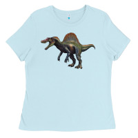 Baby Blue spinosaurus Ladies Tee - Artiststas