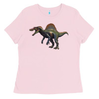 Bubblegum Pink spinosaurus Ladies Tee - Artiststas