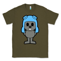 Army Green rocky the squirrel Classic Tee - artisFamous